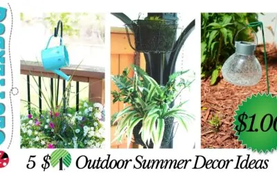 5 Dollar Store Backyard Decorating Ideas – Dollar Tree & Dollarama